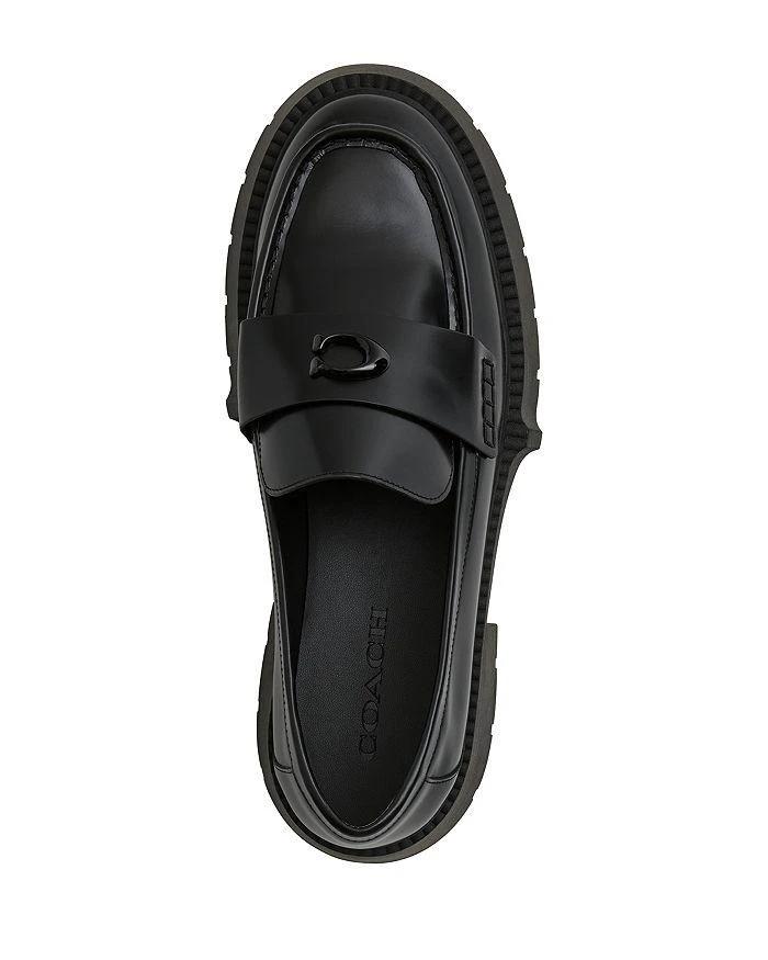 Coach Women's Leah Platform Loafer Flats 4