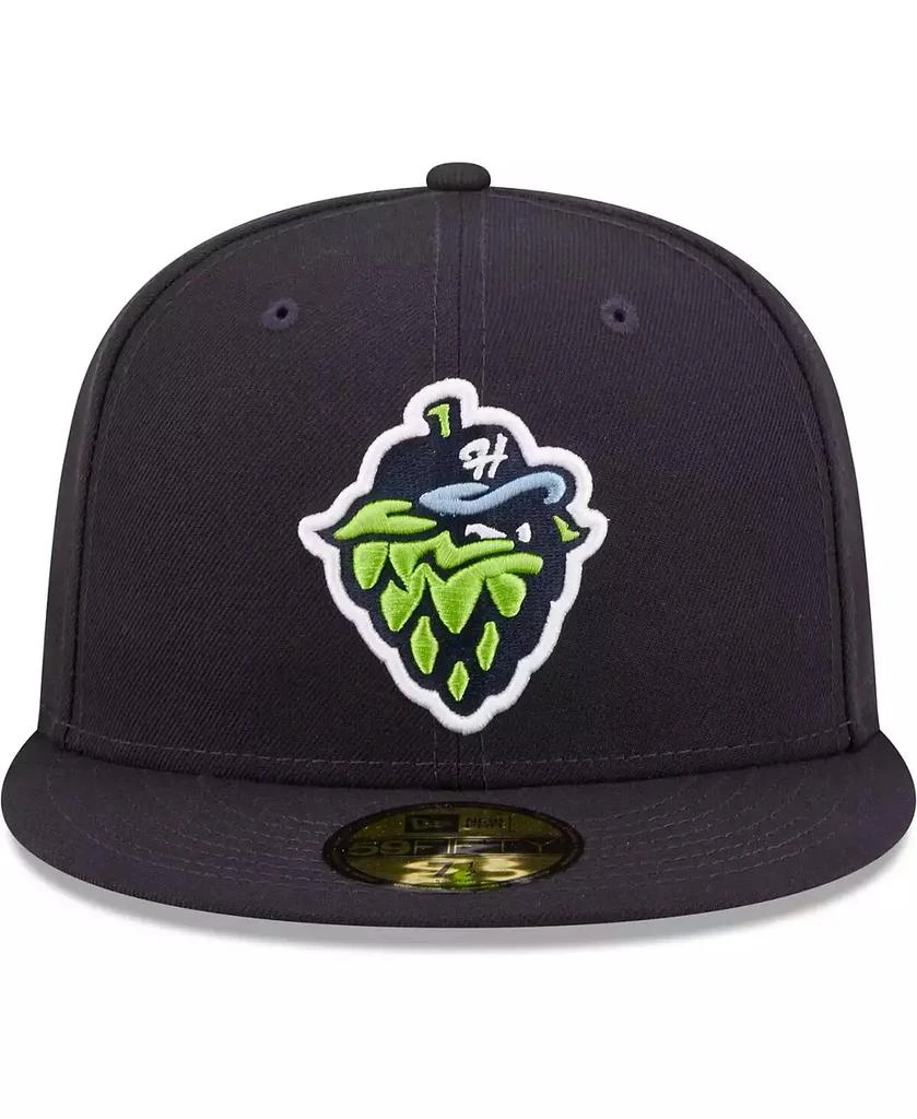 New Era Men's Navy Hillsboro Hops Authentic Collection 59FIFTY Fitted Hat 3