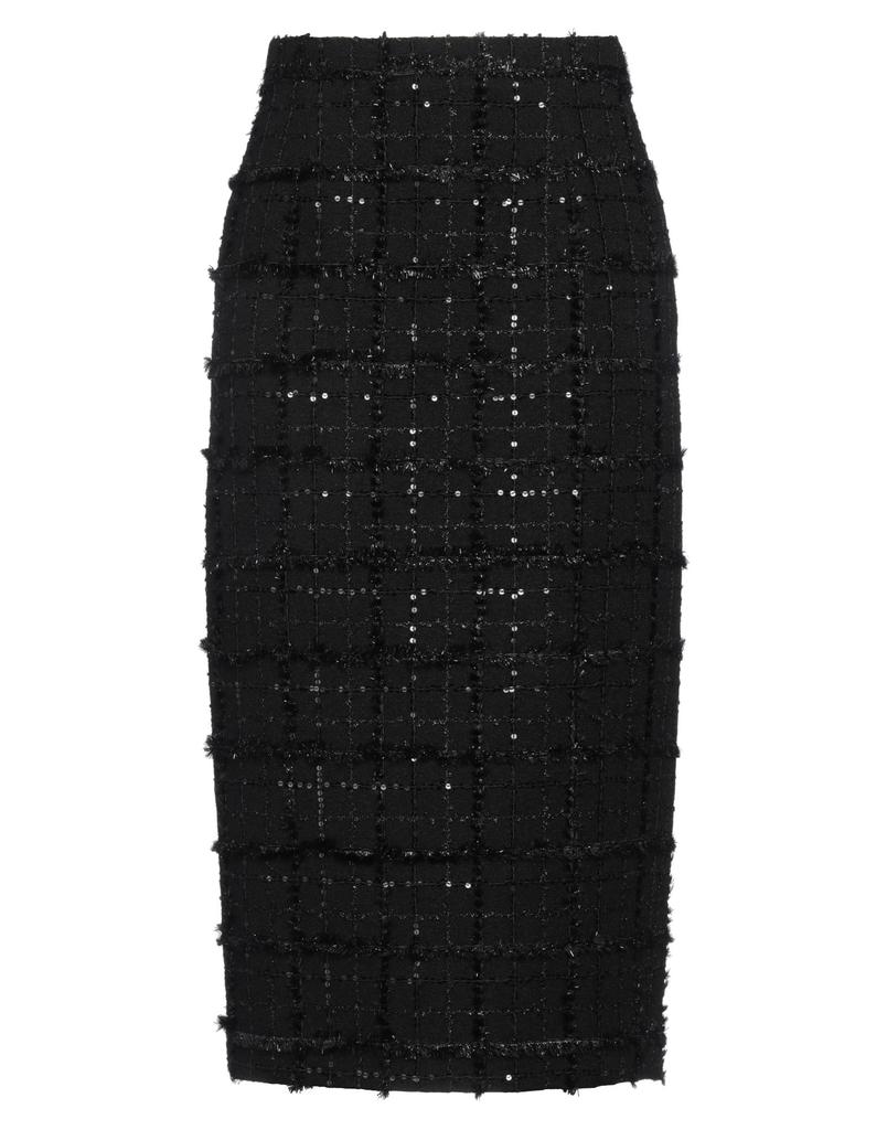 Alessandra Rich Polka Dot Silk Pleated Midi Skirt - Dresses