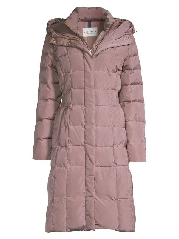 Cole Haan Hooded Puffer Coat 4