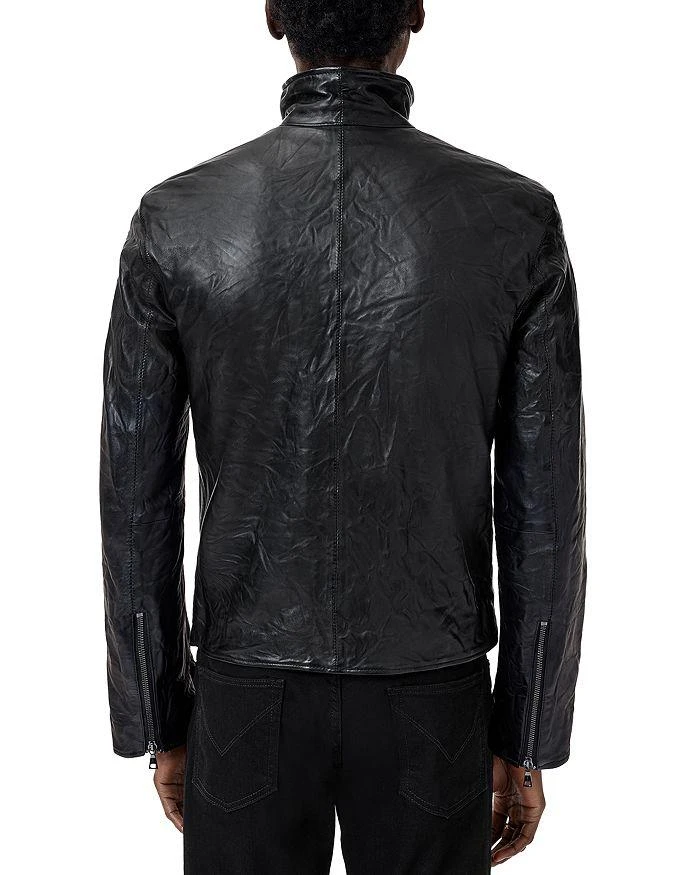 John Varvatos Ansel Crinkle Leather Jacket 2