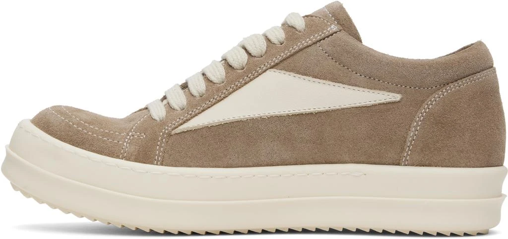 Rick Owens Taupe Hollywood Vintage Sneakers 3