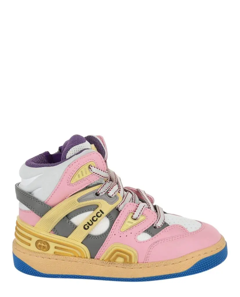 Gucci Colorblock High-Top Sneakers