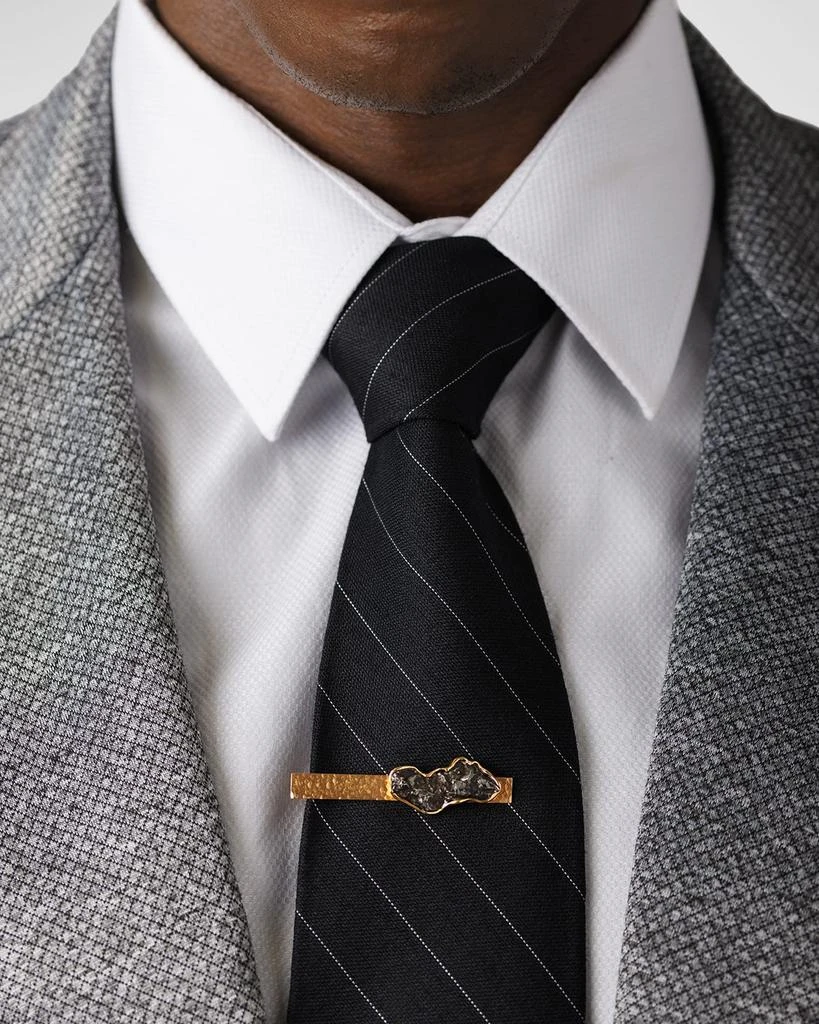 Jorge Adeler Men's 18K Rose Gold Sikhote-Alin Meteorite Tie Clip 2