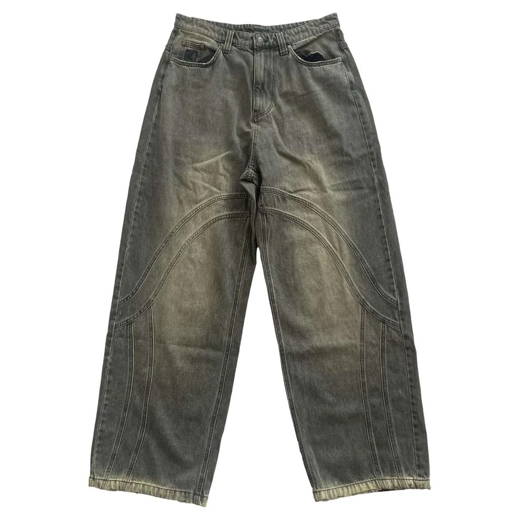 Karl Kani Jeans Karl Kani Og Washed Wavy Seams 1
