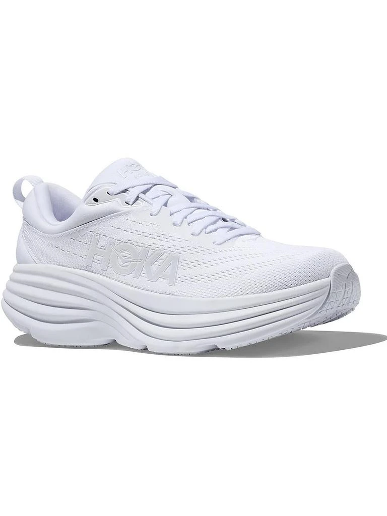 Hoka One One Bondi 8 Womens Mesh Running Athletic and Training Shoes 3