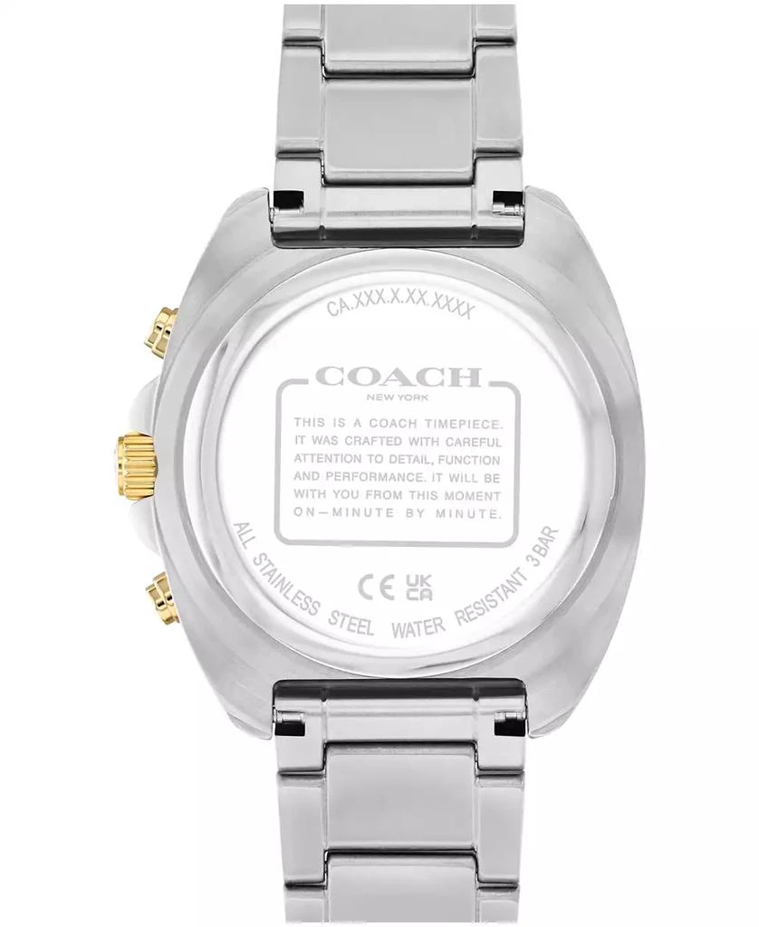 Coach Men's Charter Two-Tone Stainless-Steel Bracelet Watch, 39mm 3