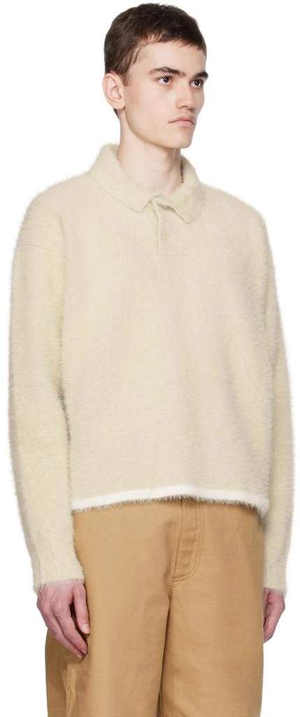 Jacquemus Off-White Le Papier 'Le Polo Neve' Polo 2