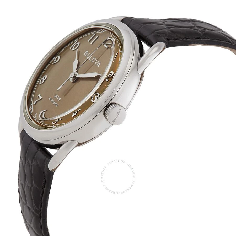Bulova Commodore Automatic Brown Dial Men's Watch 96B324 2
