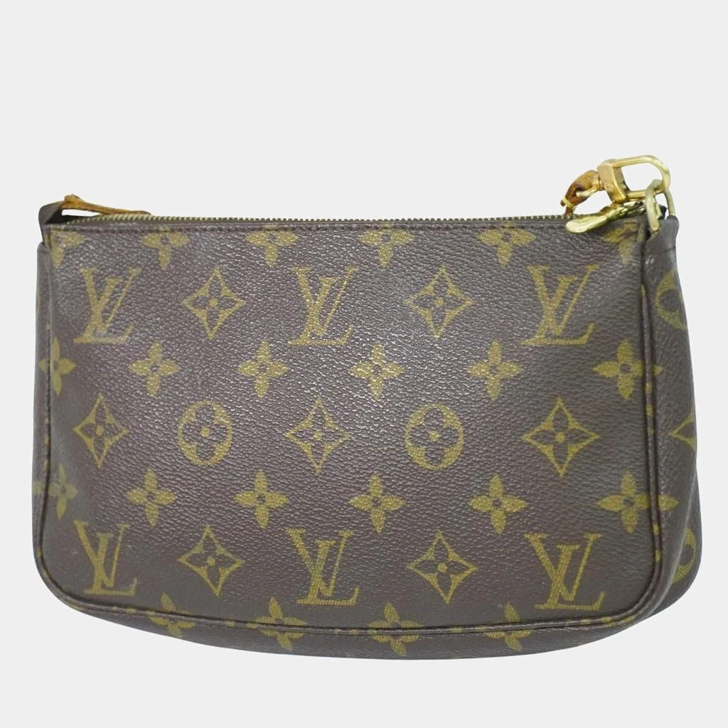 Louis Vuitton Louis Vuitton Brown Monogram Canvas  Pochette Accessoires Clutch Bag 2