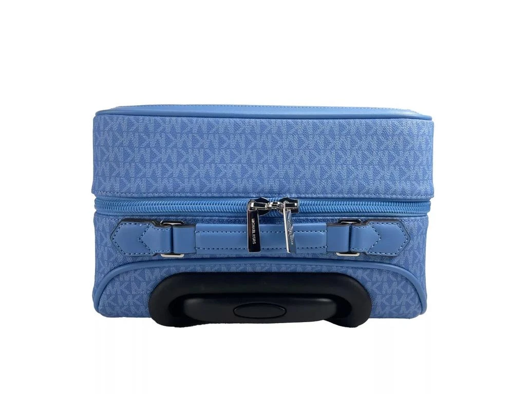 Michael Kors Travel Small Pacific blue Signature Trolley Rolling Suitcase Carry Women's On 4