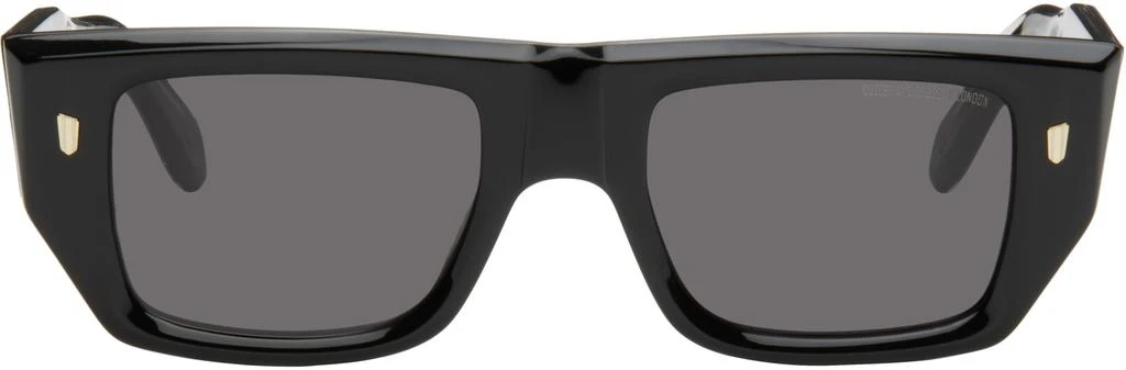 Cutler and Gross Black 1413 Rectangle Sunglasses 1