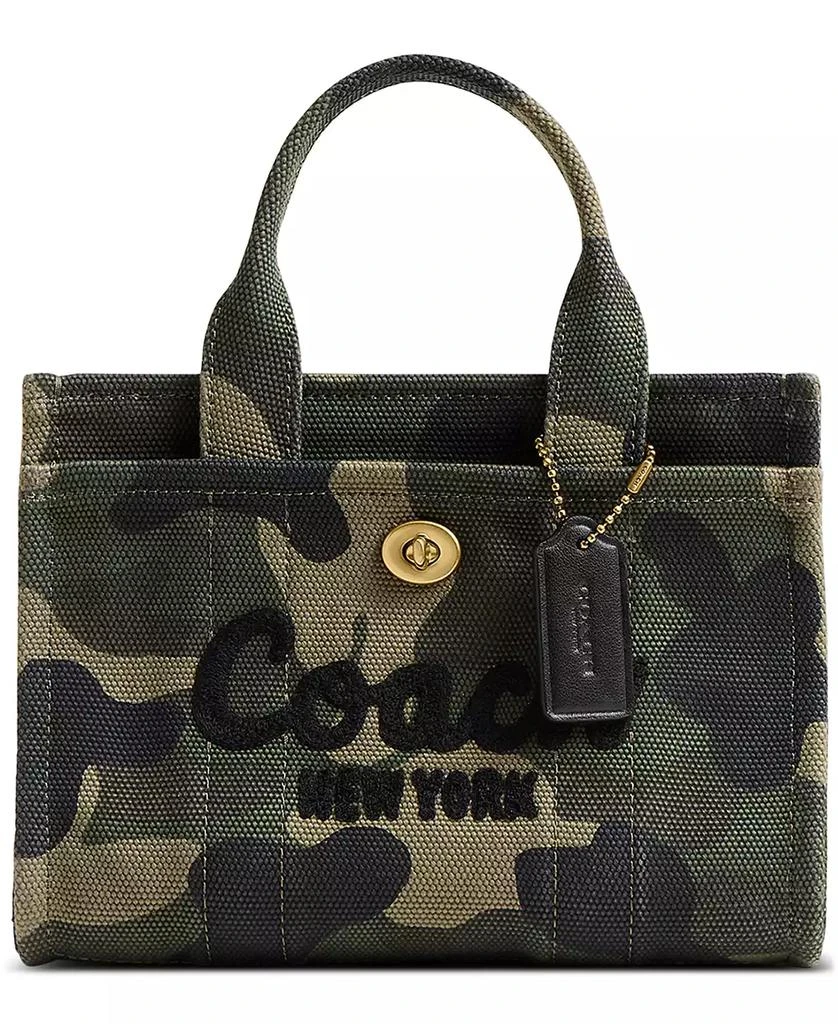 Coach Camo Print Canvas Small Cargo Tote 20 2
