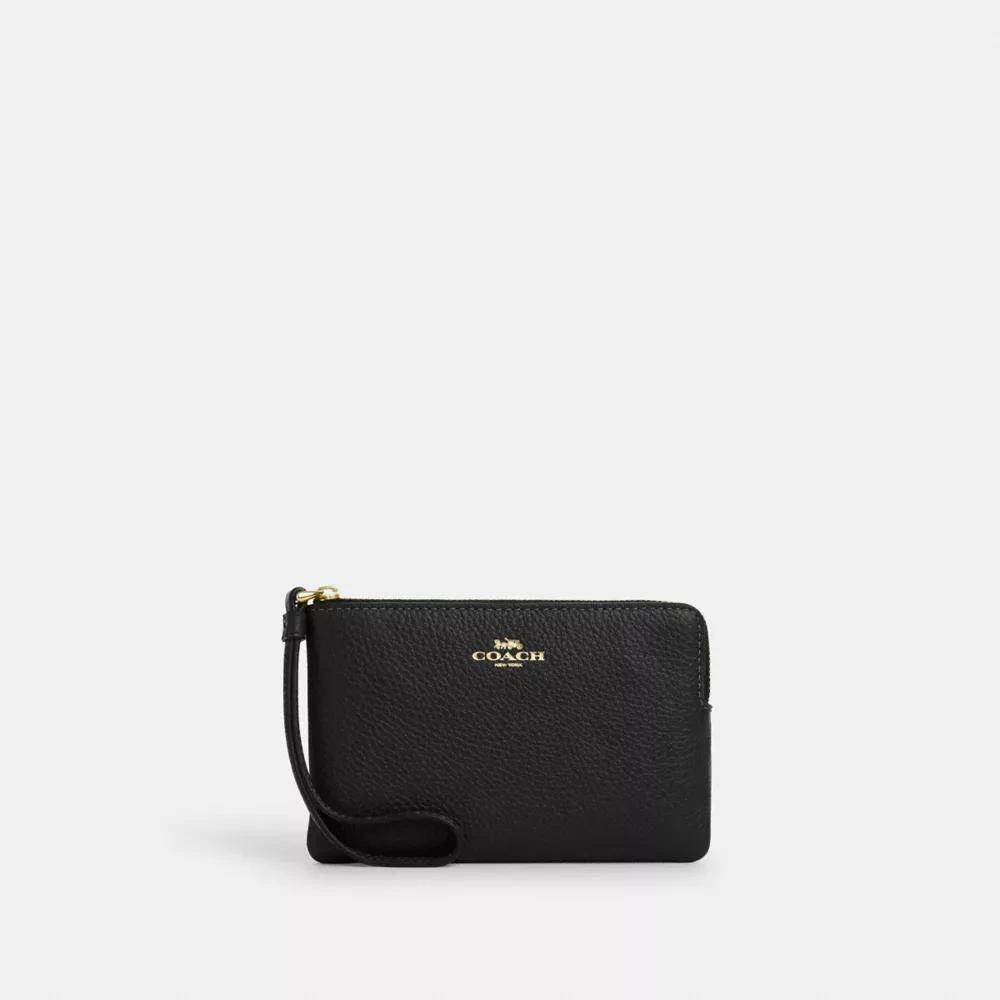 Coach Corner Zip Wristlet 1