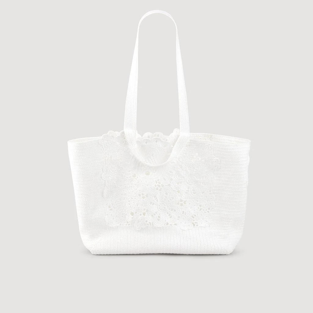 Sandro Crochet tote bag 1