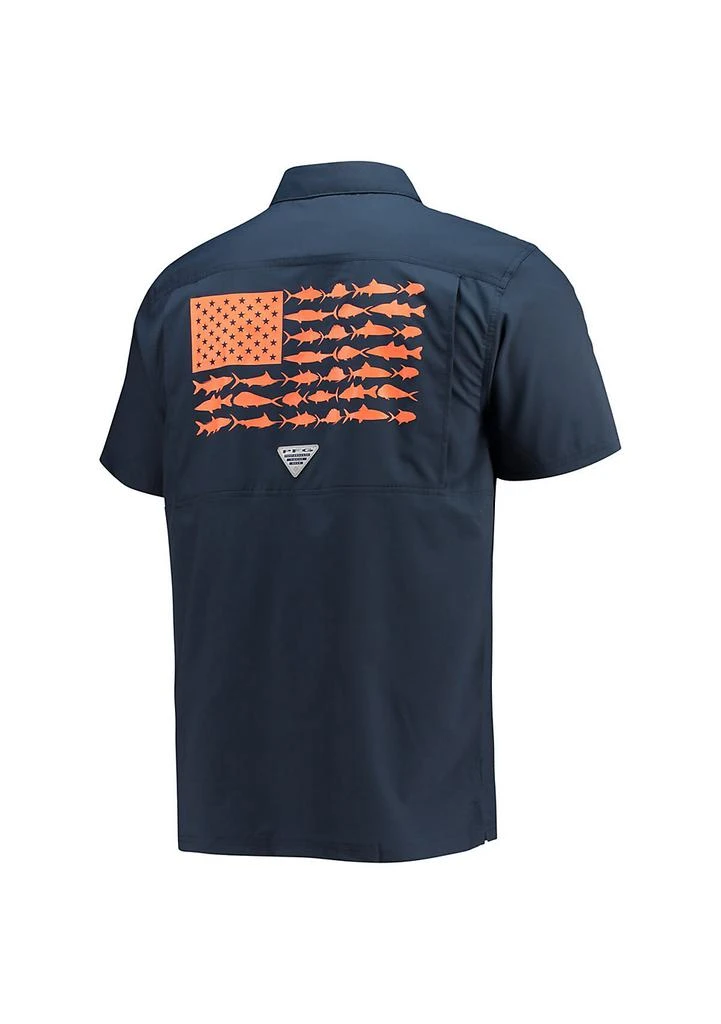Columbia NCAA PFG Auburn Tigers Slack Tide Camp Button-Up Shirt 3