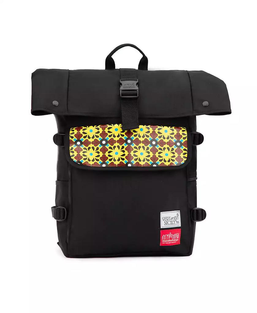 Manhattan Portage Visit Sicily Roll Top Buckle Backpack