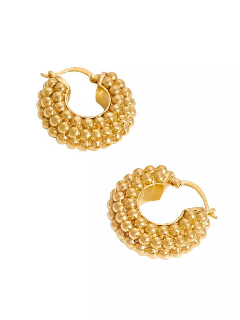 Missoma Baya 18K Gold-Plated Hoop Earrings