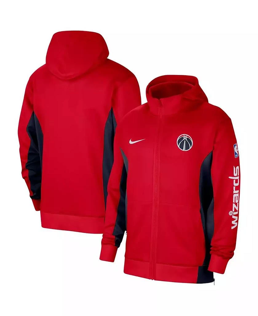 NIKE Men's Red Washington Wizards 2023/24 Authentic Showtime Full-Zip Hoodie 1