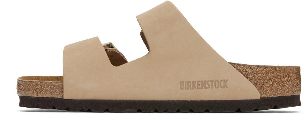 Birkenstock Beige Regular Arizona Soft Footbed Sandals 3