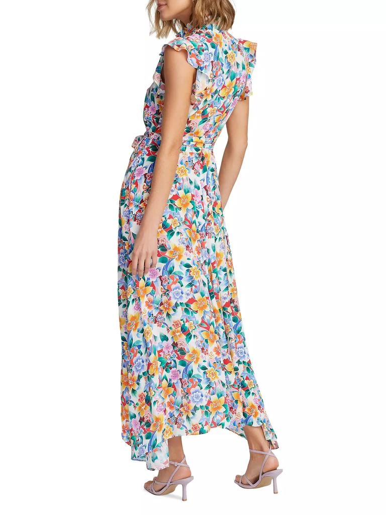 Robert Graham Sadie Silk-Blend Floral Maxi Dress 4