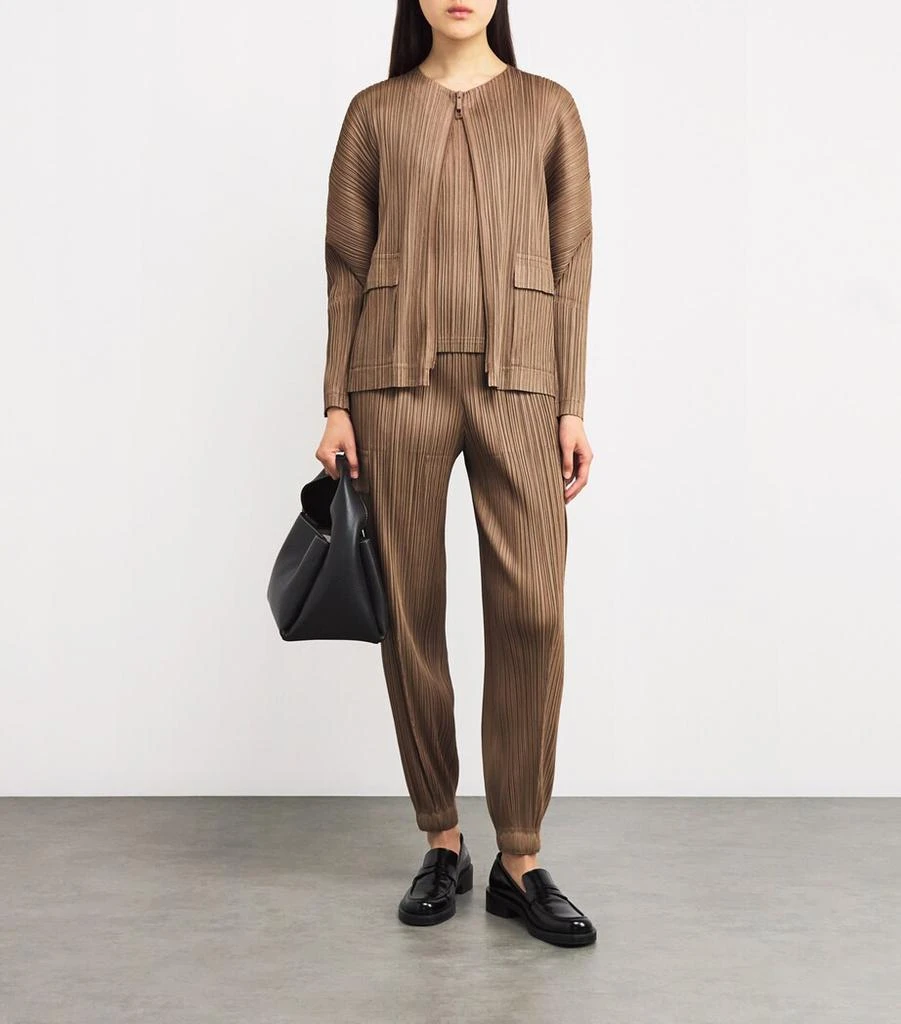 Pleats Please Forward 4 Zip-Up Jacket 2