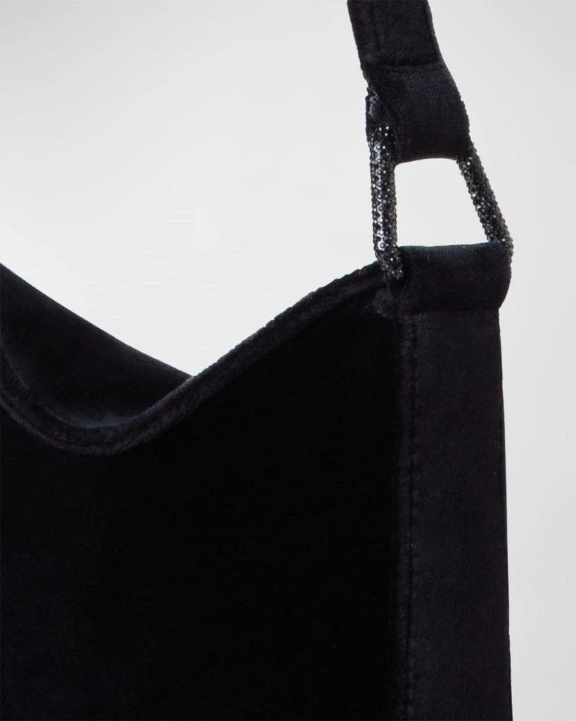 Shop Anna Mini Velvet Hobo Bag on Sale at BeyondStyle – Get Lowest