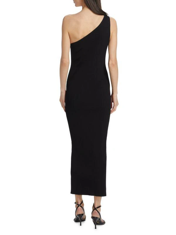 Totême Ribbed One-Shoulder Maxi Dress 2