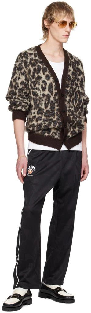 AAPE by A Bathing Ape Black Patch Sweatpants 4