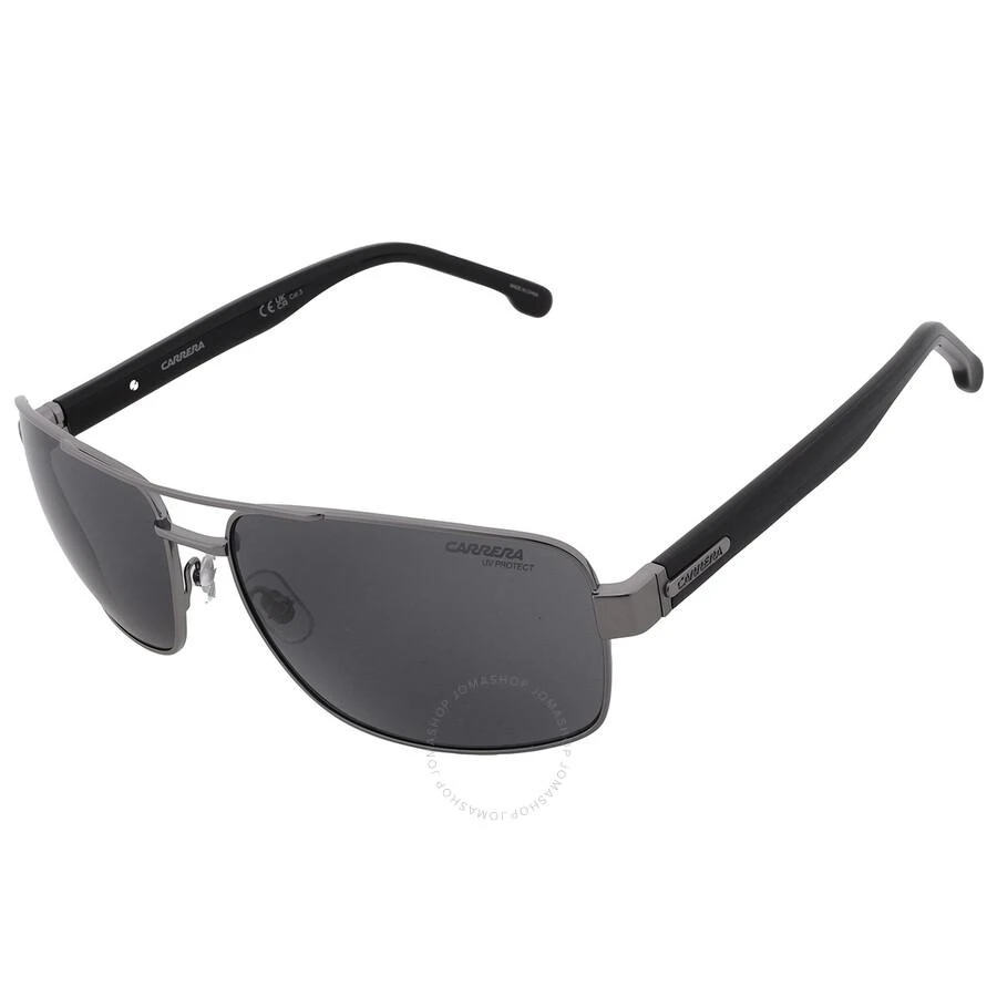 Carrera Grey Rectangular Men's Sunglasses CARRERA 8063/S 0KJ1/IR 61 3
