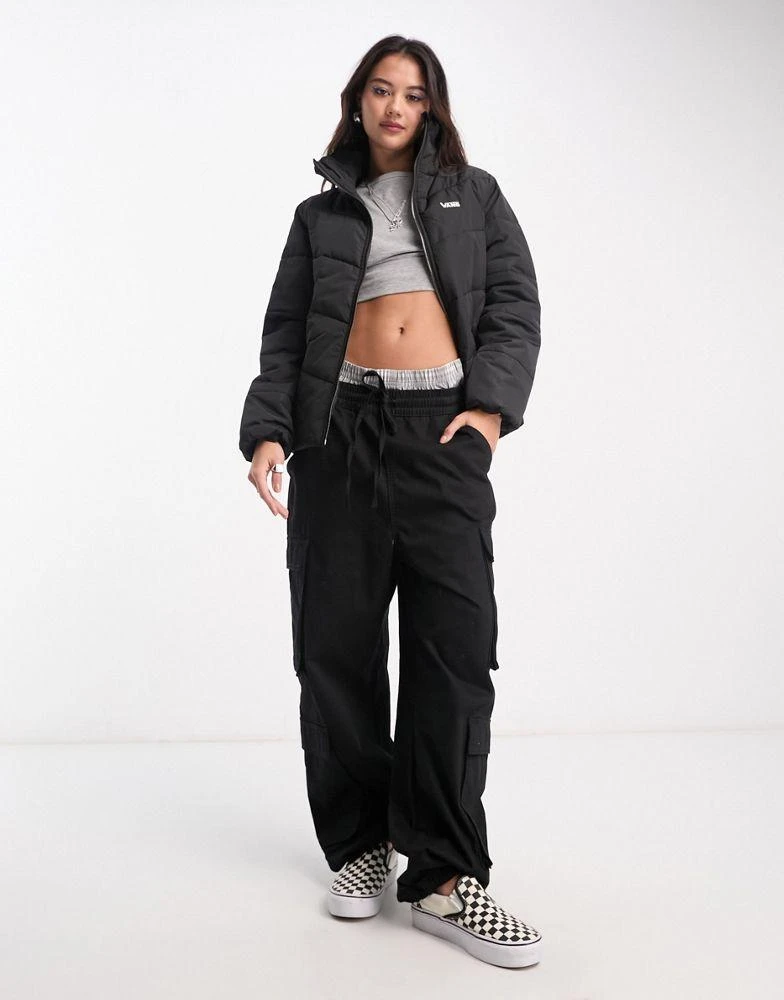 Vans Vans Foundry puffer jacket in black 3