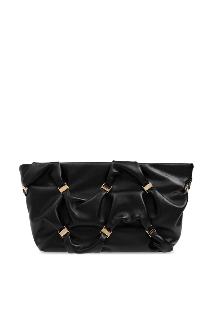 Salvatore Ferragamo Ferragamo Gancini Detailed Gathered Shoulder Bag 2