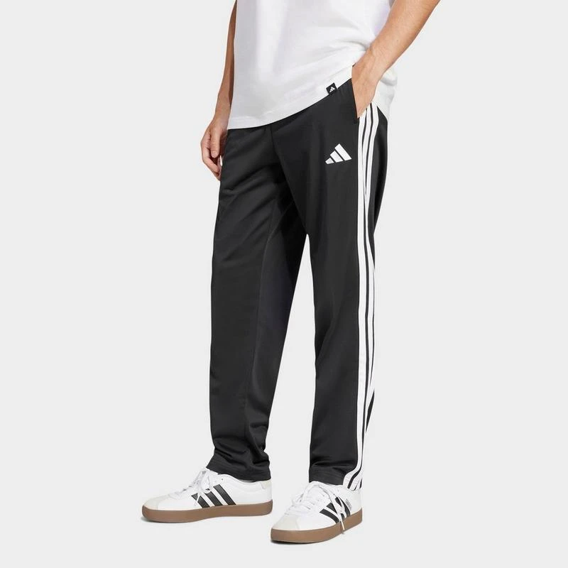 Adidas Men's adidas 3-Stripes Tricot Open Hem Track Pants 1