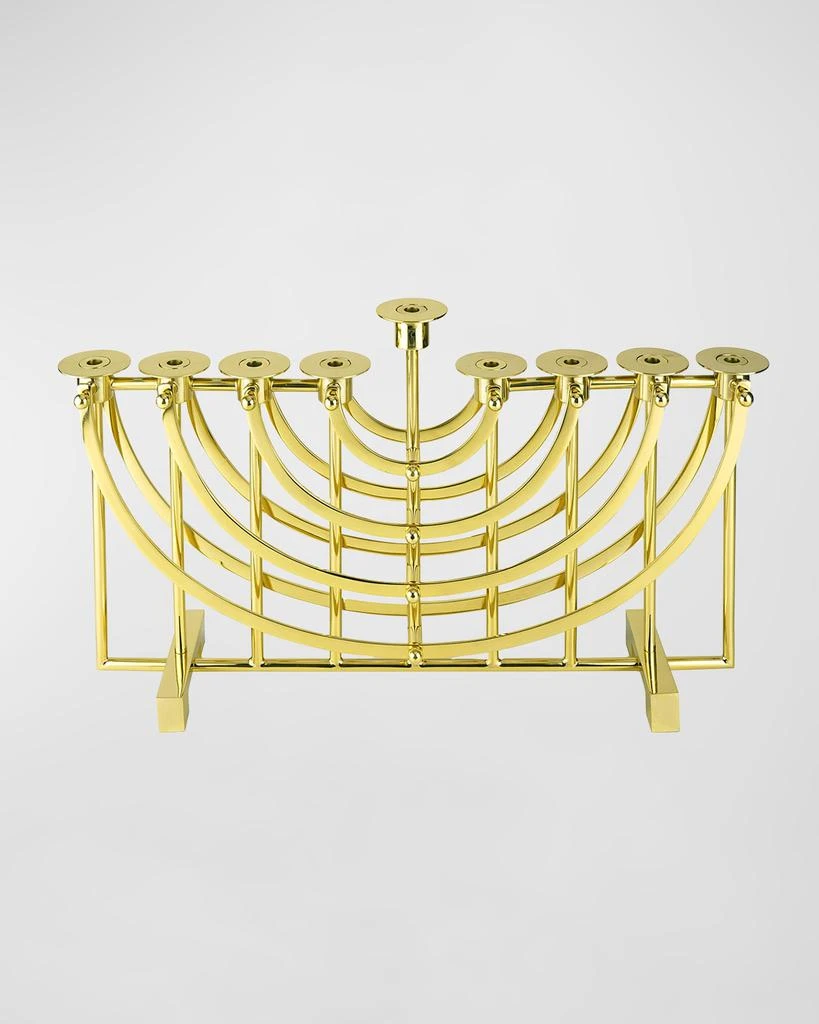 Ricci Silversmith Nickel Hanukkah Menorah