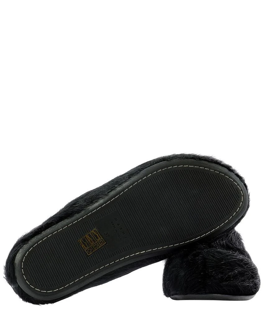 Marni Marni Fussbett Round Toe Slip-On Mules 4