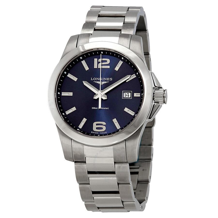 Longines Conquest Blue Dial 41mm Men's L3.759.4.96.6