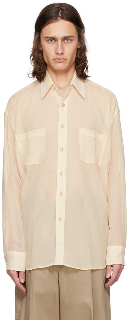 JieDa Off-White Oversized Shirt