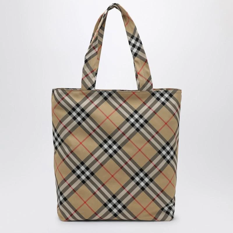 Burberry Check Sand small tote bag 4
