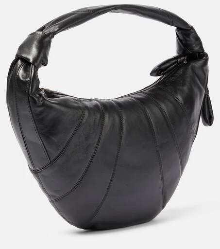 Lemaire Fortune Croissant leather shoulder bag 4