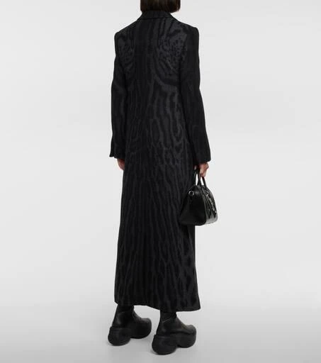 Givenchy Leopard-print jacquard wool coat 3