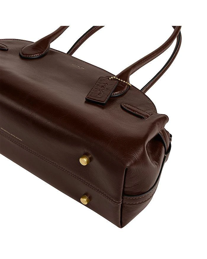 Coach Glazed Empire 34 Medium Leather Carryall Top Handle Bag 5