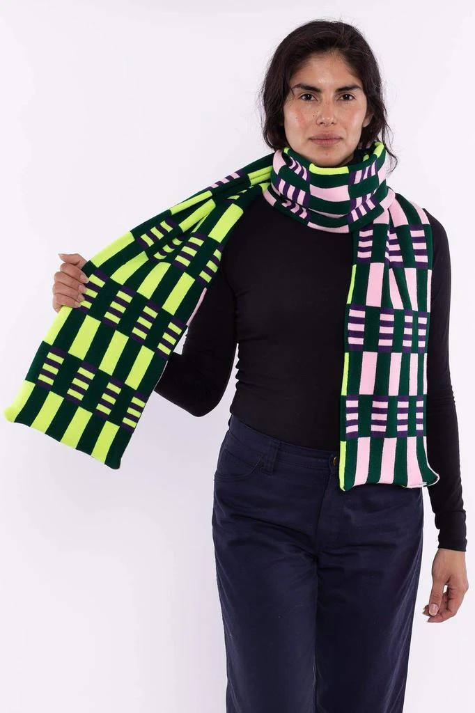 Los Angeles Apparel JQSCARF21 - Misaligned Stripe Scarf 3