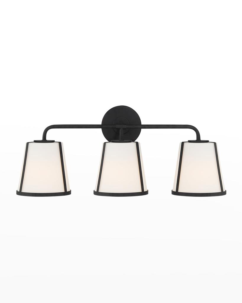 Crystorama Fulton 3-Light Antique Gold Bathroom Vanity