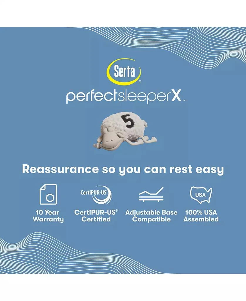 Serta Perfect Sleeper X Knox Firm 13-1/2" Quilted Hybrid Mattress Set Collection 7
