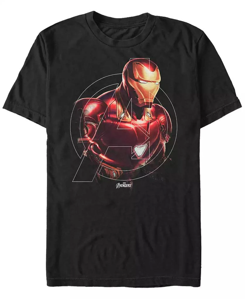 Marvel Marvel Men's Avengers Endgame Iron Man Portrait, Short Sleeve T-shirt 1