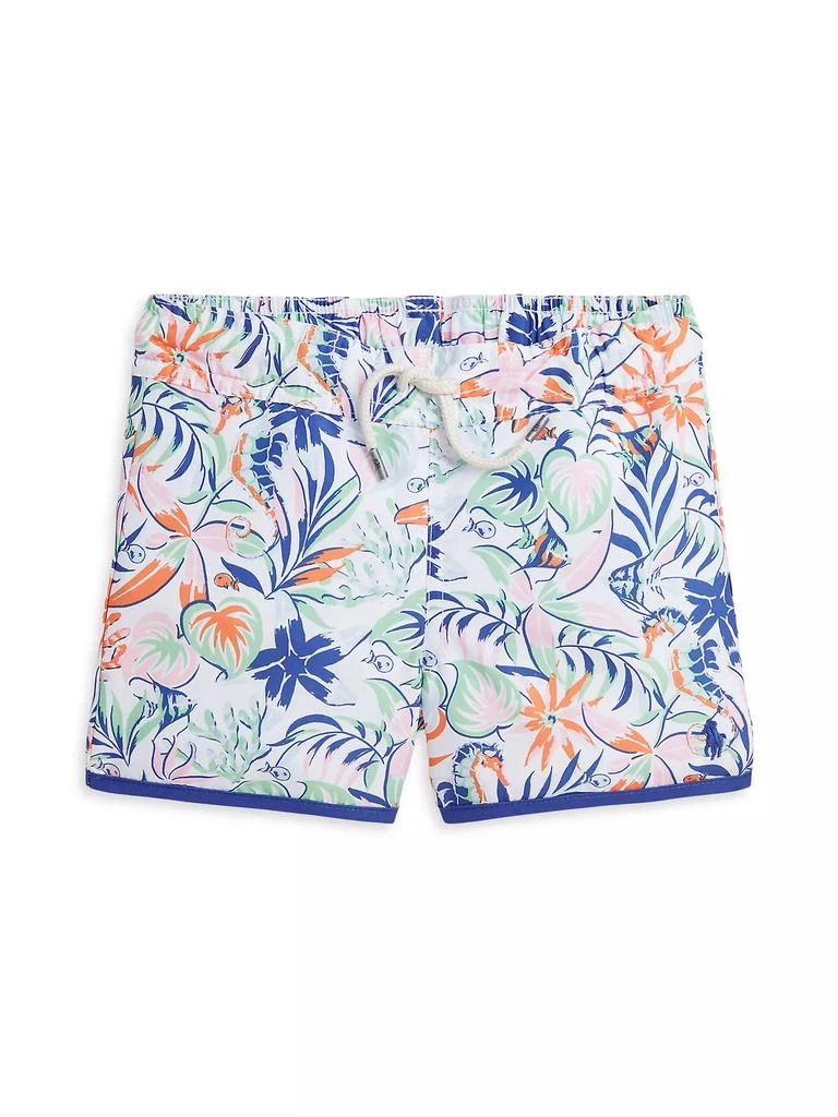Ralph Lauren Big Boy's Sea Print Swim Trunks 1