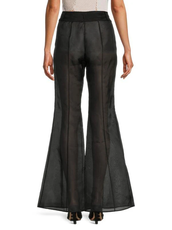 Gabriela Hearst Rhein Silk Flare Pants 2