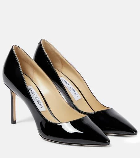Jimmy Choo Romy 85 patent leather pumps 1