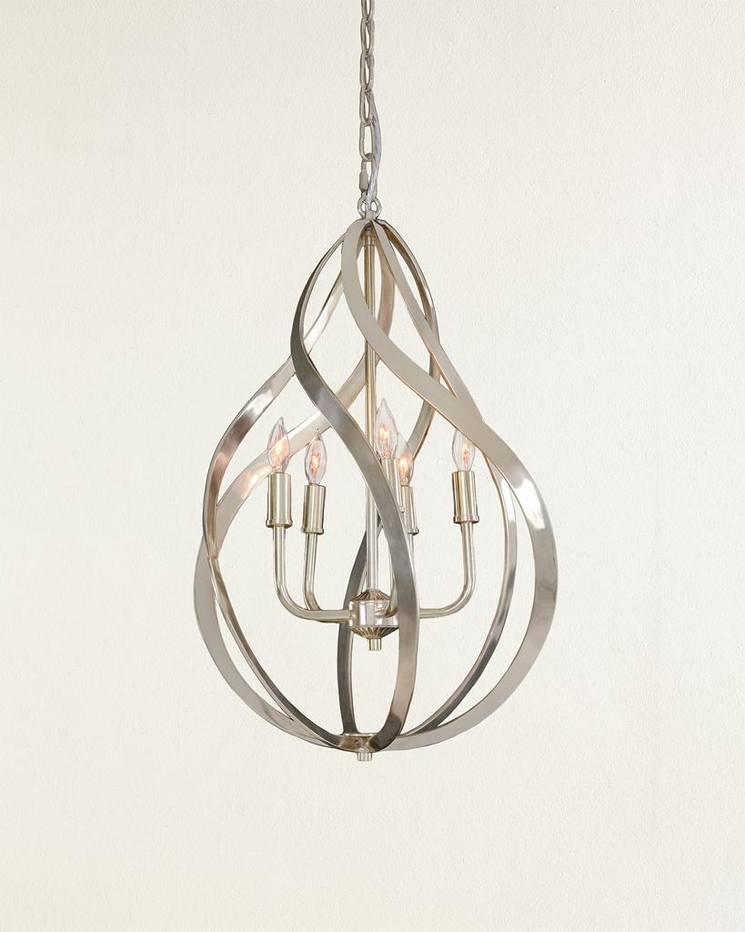 John Richard Ribbons of Nickel Swirls Pendant