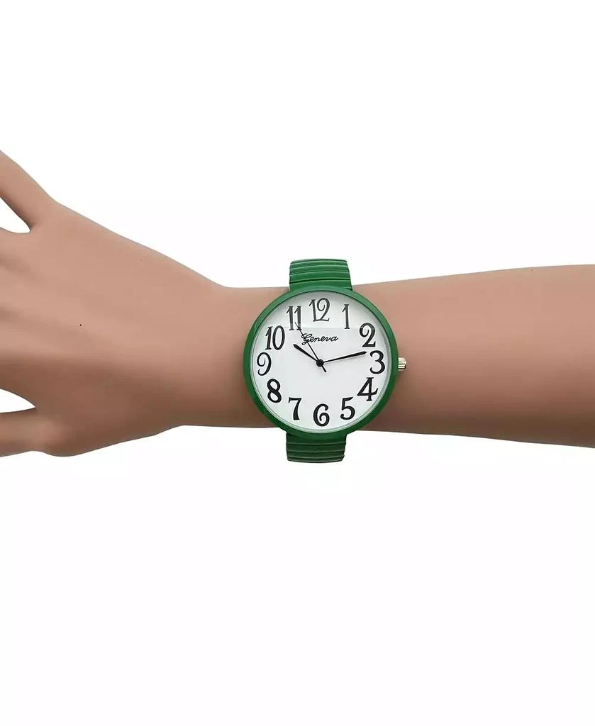 Olivia Pratt Green Big Face Fun Colors Women Watch 2